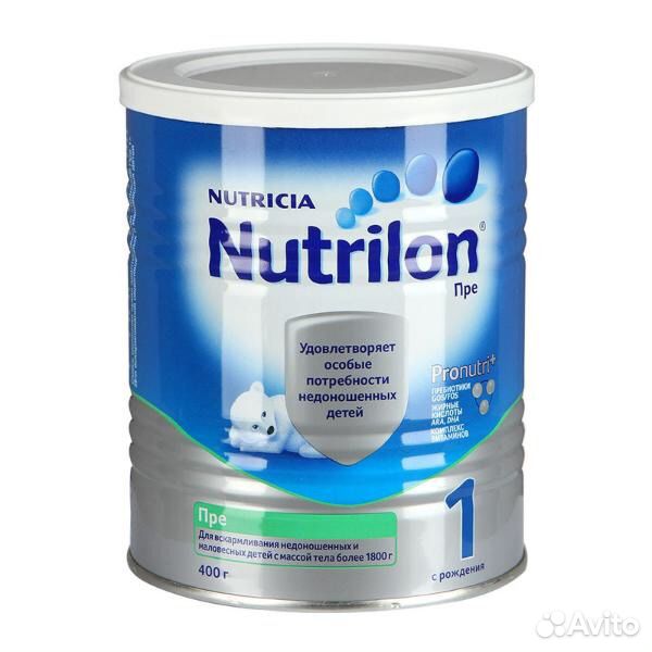 Сухая молочная смесь Nutrilon Пре 400 г купить на Зозу.ру - фотография № 1