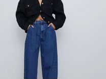 zara slouchy mom jeans