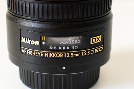 Объектив Nikon 10.5mm f/2.8G ED DX Fisheye