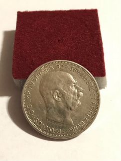 Монета - 2 кроны 1912г