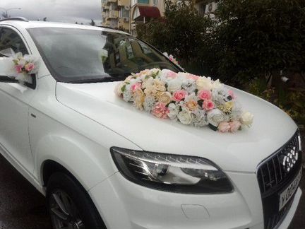 Свадебное украшение авто