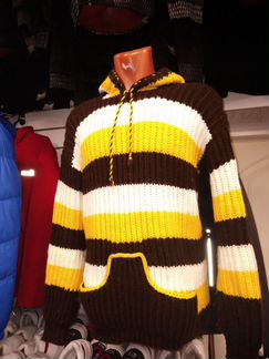 Мужской свитер из козьего пуха с шерстью