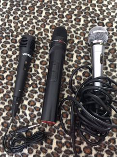 3 микрофона, цена за всё
