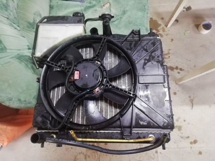 Вентилятор охлаждения в сборе с радиатором hyundai