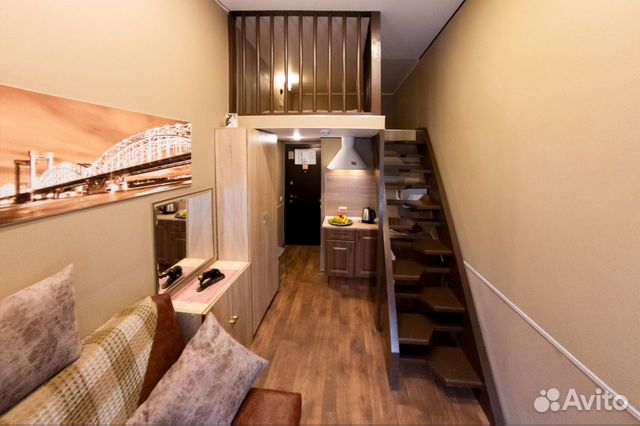 

Квартира-студия, 15 м², 1 кровать