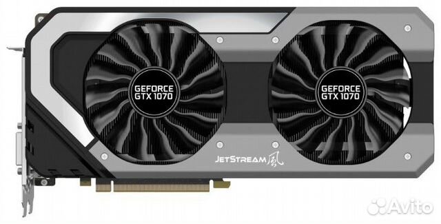 Видеокарта Palit super JetStream GeForce GTX 1070
