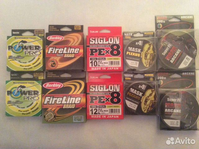 Шнуры плетёные: «power PRO»«fire line»+оригинал