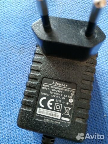 Блок питания 12в круглый штекер