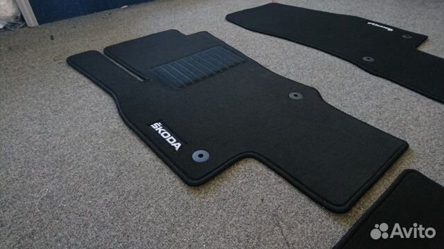 Оригинальные Ворсовые автоковрики для Skoda Kodiaq