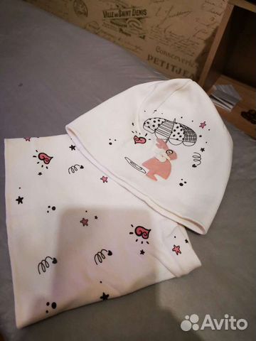 Шапочка и снуд для девочки