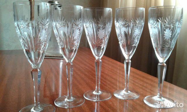Фужеры бокалы Чехия