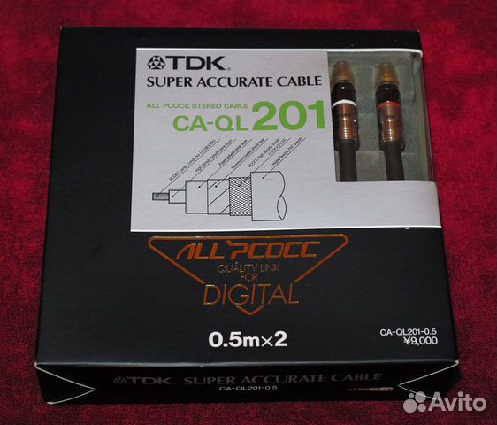 Аудиокабели TDK Superаccurate, Accuphase, Siemens