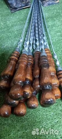 Шампура с деревянной ручкой