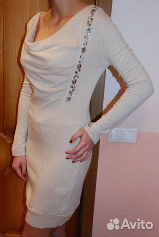 Платье blumarin 42-44р шерсть, камни svarovski Платье blumarin 42-44р шерсть, камни svarovski