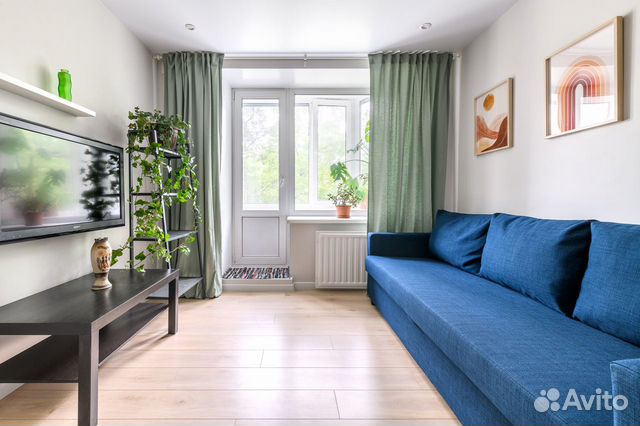 

1-к. квартира, 33 м², 2 кровати