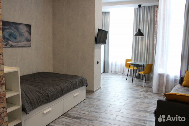 

Квартира-студия, 39 м², 2 кровати