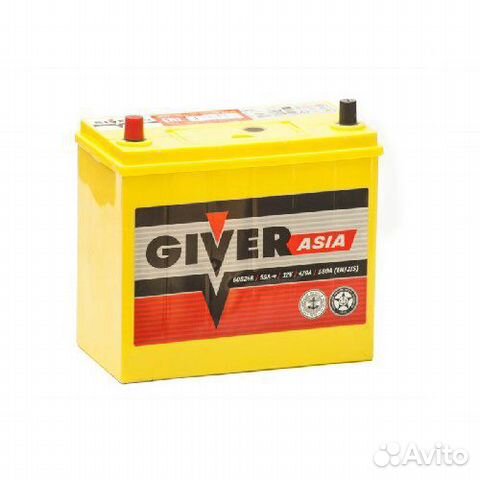 Аккумулятор Giver 50Ач на Geely