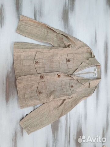 Пиджак детский льняной