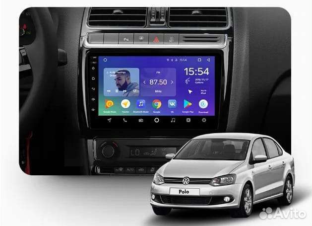 Магнитола на Volkswagen Polo 2008 2018 го