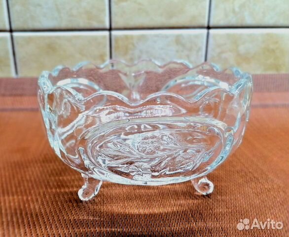 Хрустальная ваза конфетница СССР