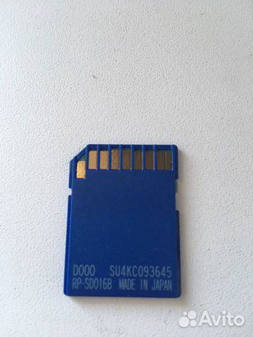 Карта памяти Panasonic SD 16 Mb