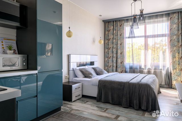 

Квартира-студия, 30 м², 2 кровати