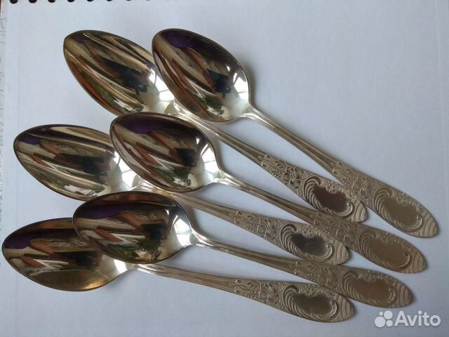 Мельхиоровые ложки 20,5см (без цинка) СССР