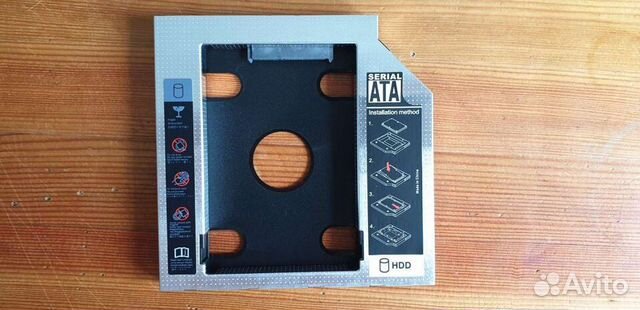 Адаптер для нdd/ssd 12,7 mm. Caddy. Optibay