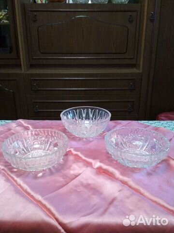 Ваза хрустальная СССР бокалы, рюмки