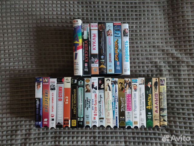 Лицензионные видео кассеты с фильмами