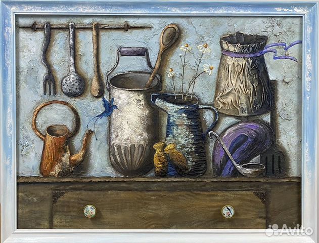 Картина маслом на холсте большая, авторская работа