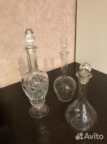 Графин штоф хрусталь стекло Мальцов век 19 и 20