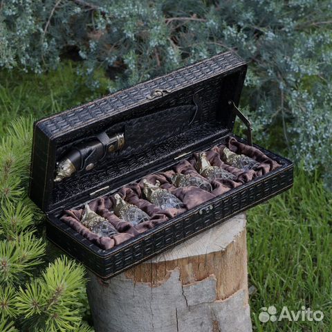 Набор стопок перевертышей с ножом «Элит-2.0»