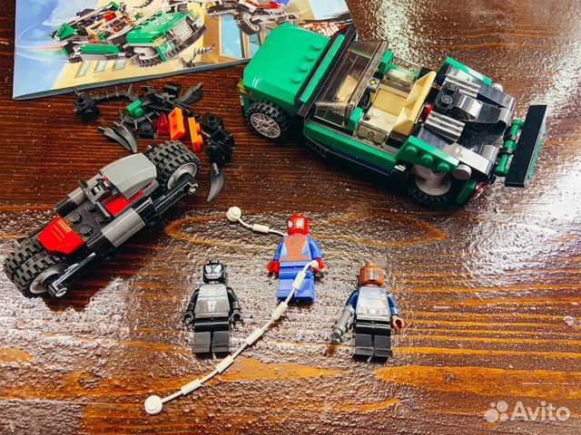 Лего человек паук и веном 76004 super heroes