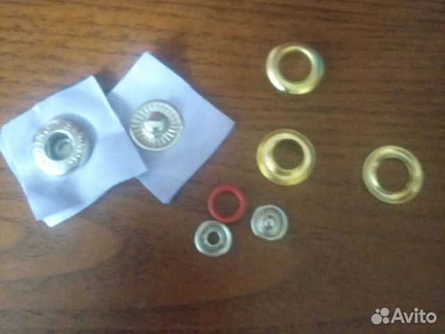 Кнопки, люверсы