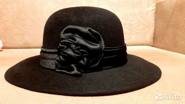 Шляпа фетровая женская