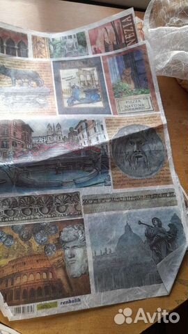 Карты для декупажа разные