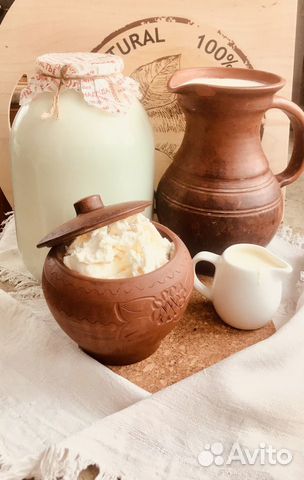 Молоко коровье деревенское