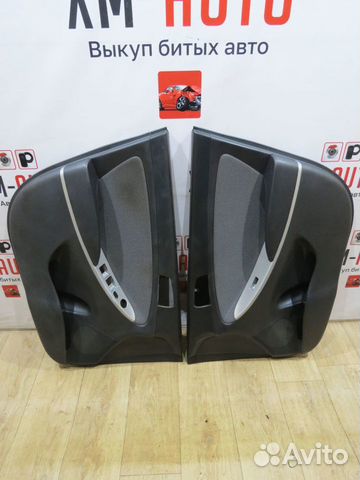 Обшивка передней двери Hyundai Solaris