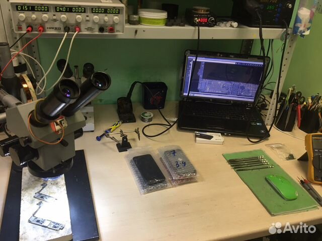 iPhone 7 замена аудиокодека/нет звука