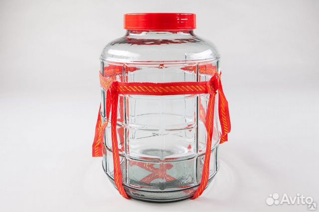 Бутыль с широким горлом (+гидрозатвор ) обьем 25 л