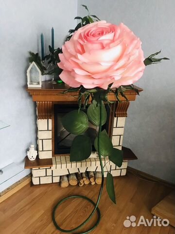 Ростовая роза из фоамирана, изолона