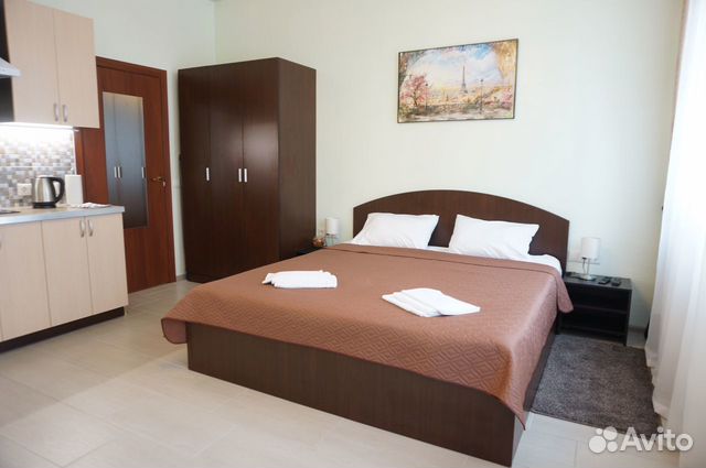 

Квартира-студия, 27 м², 2 кровати