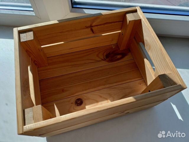 Ящик Икея кнагглиг, деревянный