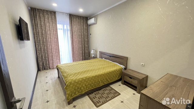 

1-к. квартира, 54 м², 2 кровати