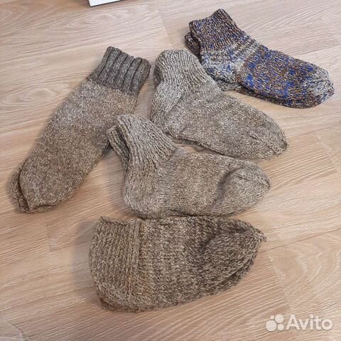Носки из натуральной овечьей шерсти