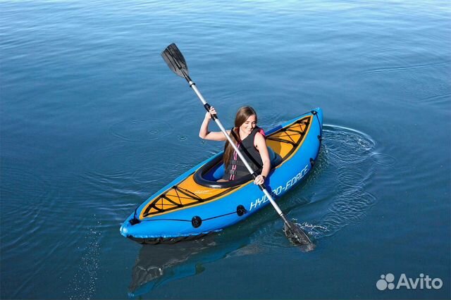 Надувная байдарка Bestway 65115 каяк не сап +видео
