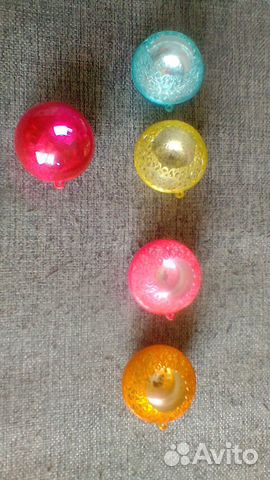 Елочные игрушки СССР шары