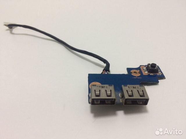 Плата USB+кнопка вкл Samsung NP300E5X, NP300V5A