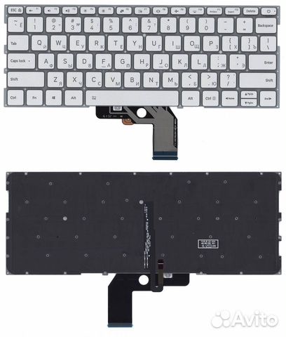 Клавиатура Xiaomi Mi Air 13.3 серебристая